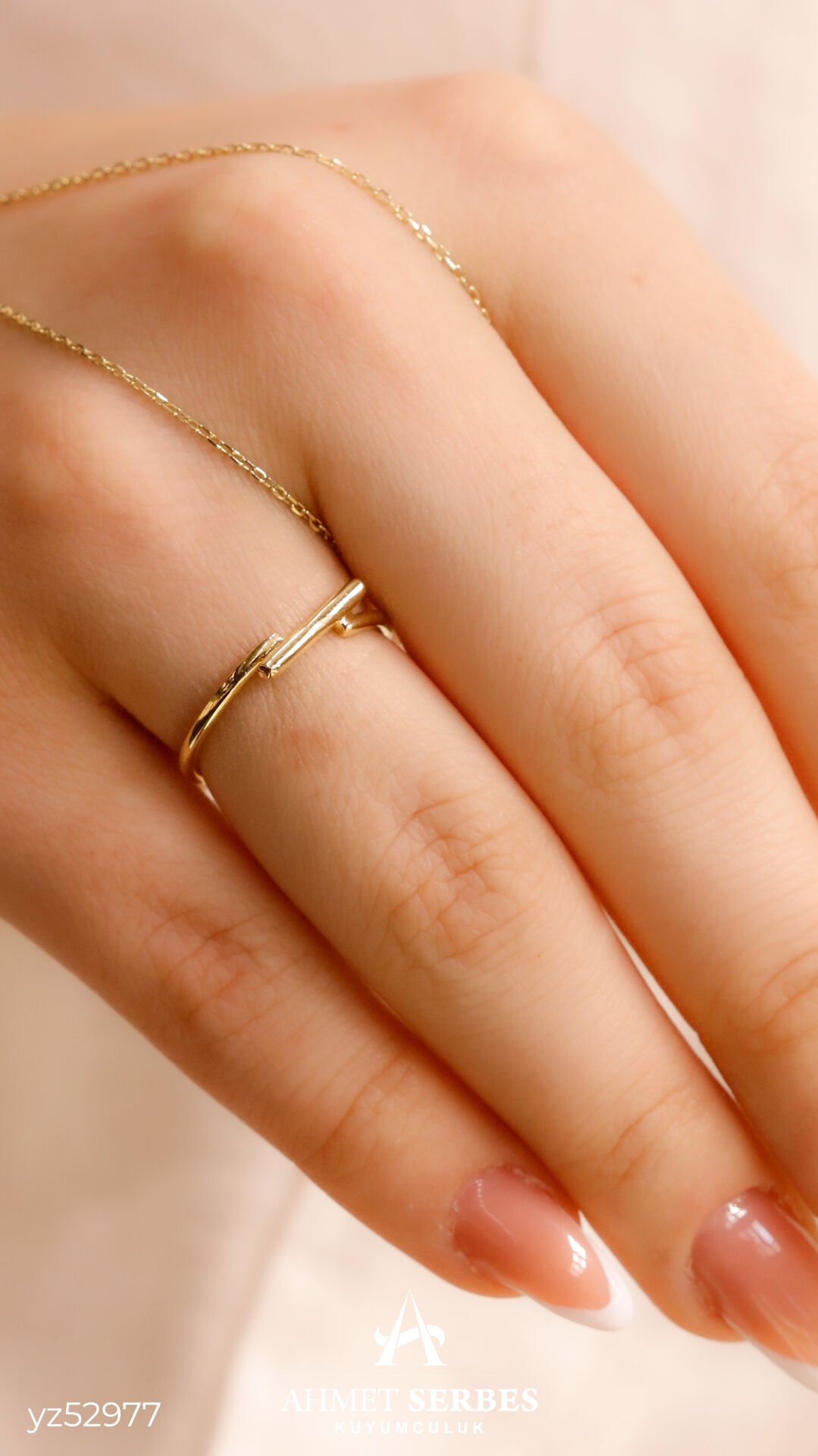 Çapraz Çubuk Yüzük