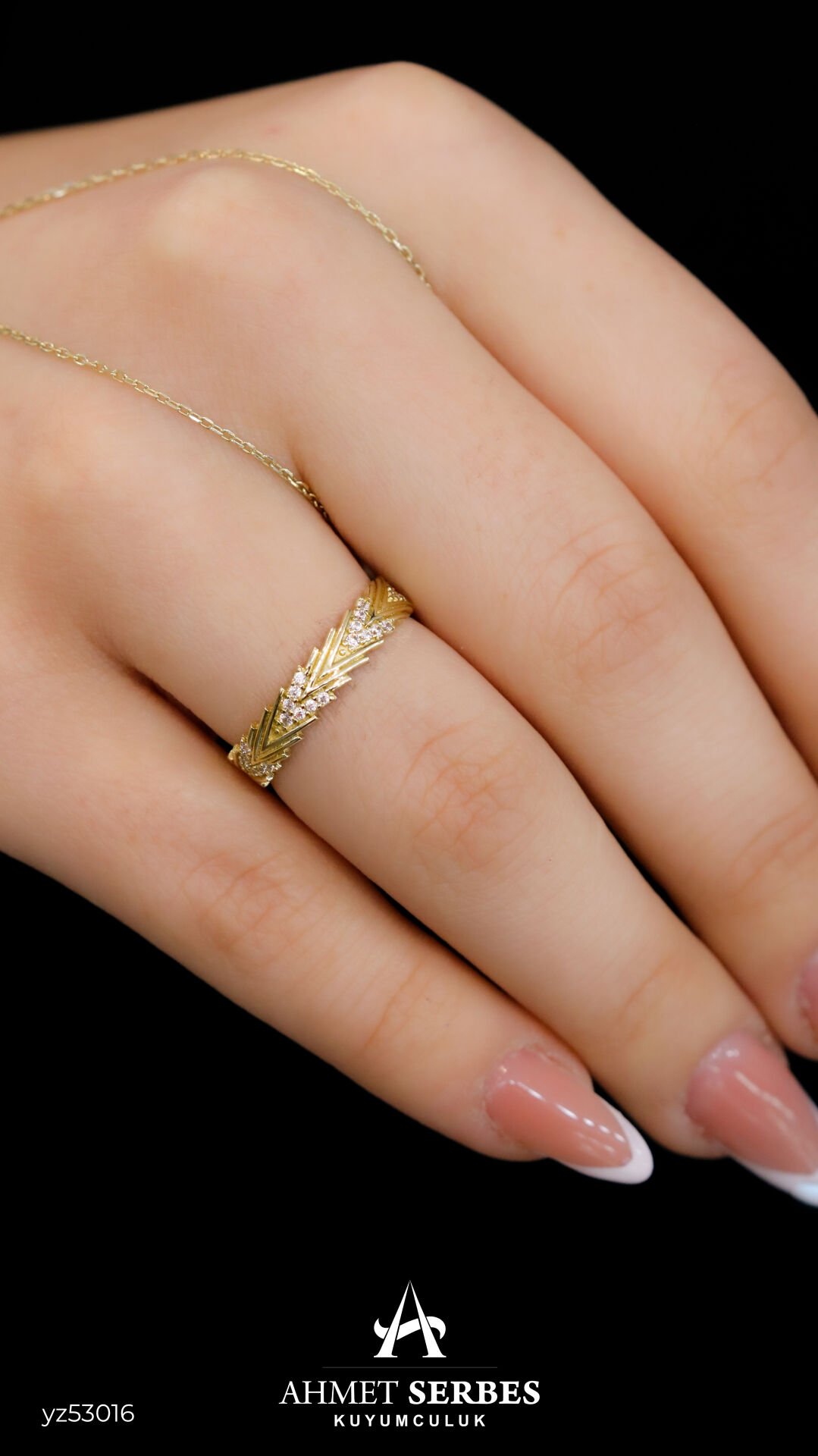 Taşlı Kılçık Yüzük