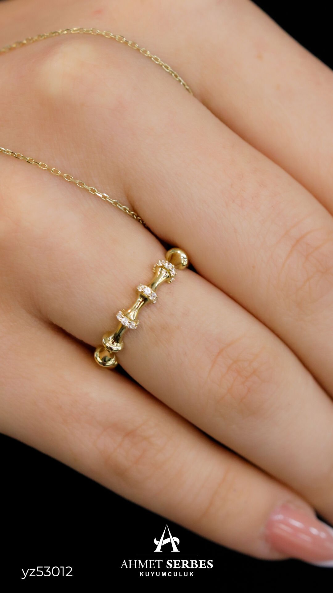 Taşlı Kemik Yüzük