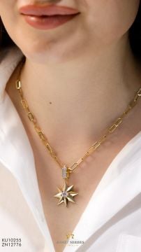 Kuzey Yıldızı Altın Kolye