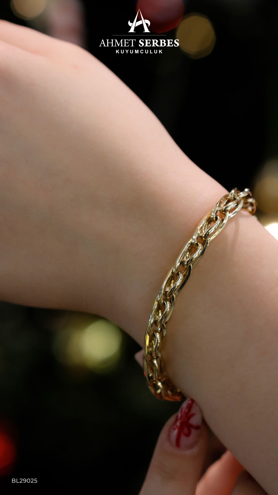 Sarmal Altın Bileklik