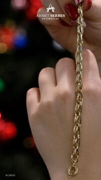 Sarmal Altın Bileklik