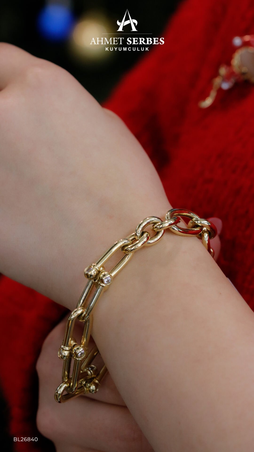 Cetaş Taşlı Ataç Bileklik