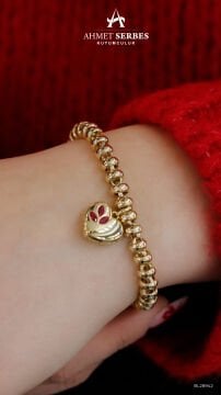 Cetaş Eterna Kalp Charmlı Bileklik