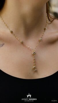 Dorika Toplu Altın Kolye