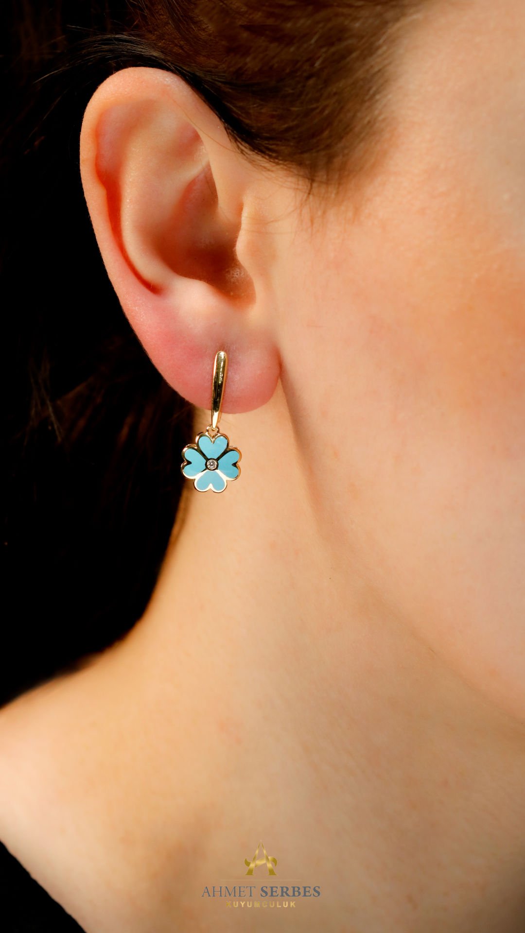 Cetaş Fortuna Yonca Küpe