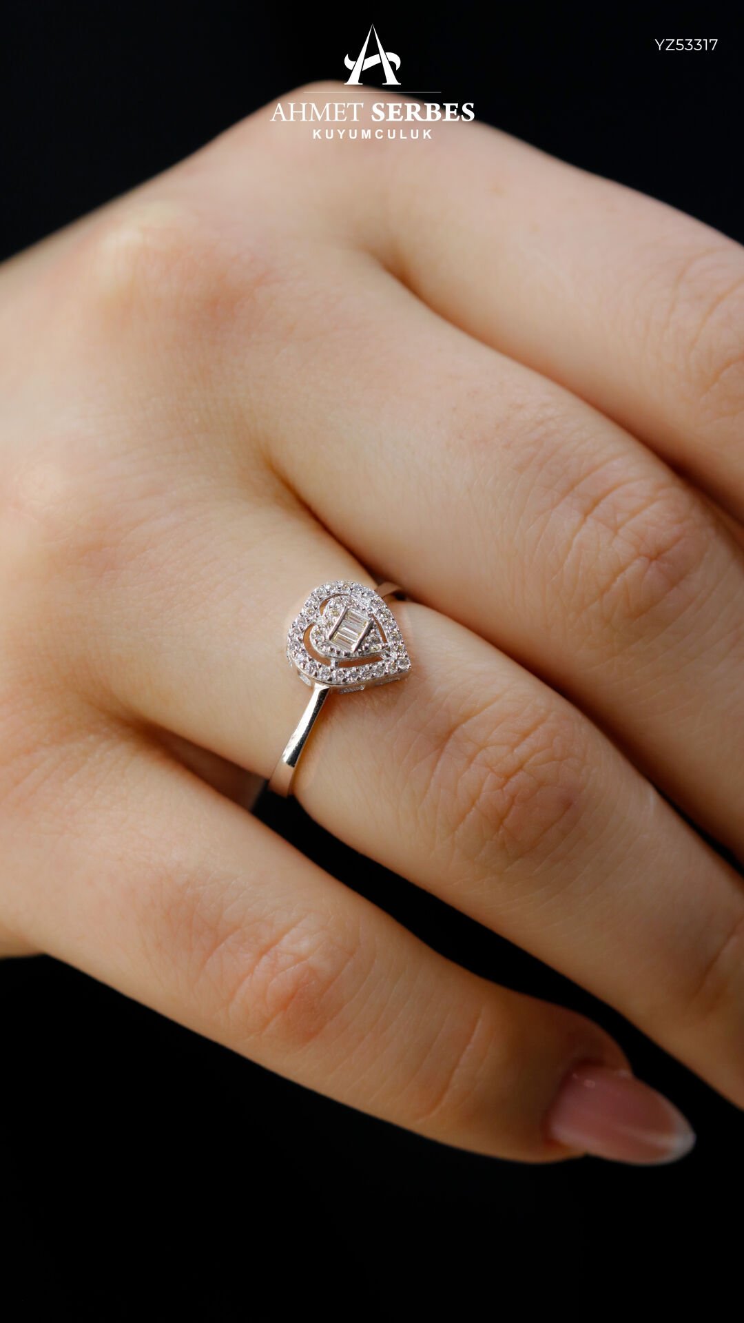 Kalp Baget Yüzük